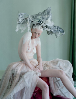 Fromobscuretodemure:  Karen Elson And Edie Campbell By Tim Walker For Love #10 F/W