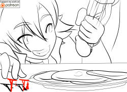 suicidetoto: nora milking up a syrup for her pancake base col / shaded (  cumshot )will be post on patreon please support me on patreon for more nora nsfw! https://www.patreon.com/suicidetoto  base col (with/without cum) available on patreon for 3$  pledg