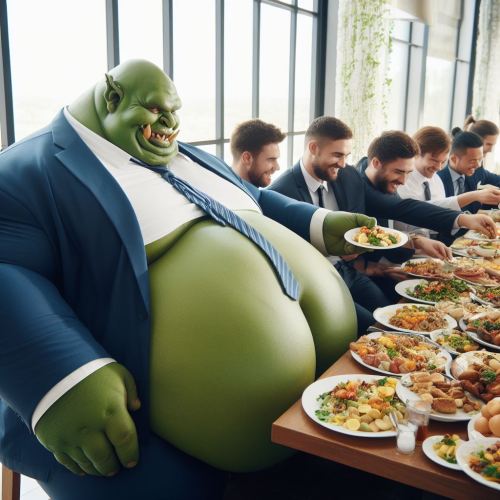 Its Orctober, Here Are Some Orcs. They Seem To Always Be Eating So Maybe Dont Dress Up In Food Costumes