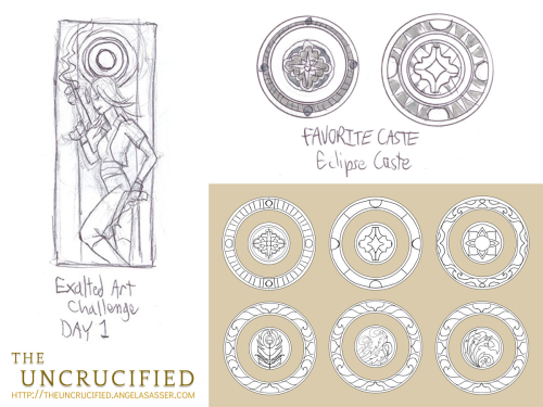  The first batch of my Exalted Art Challenge concept sketches are out of Patreon Early Access, so I 