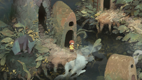Tiny Echo game by Might and DelightBackground art by Marcus Lindrgen(the game isn’t very good 
