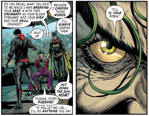 Batman: Three Jokers #1 (2020)You didn’t kill me. You only made me stronger.Yes. You crawled from th