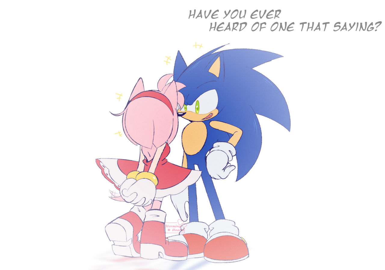 Kiss? [By Steffybs] : r/SonAmy