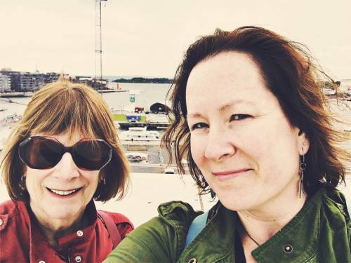 <p>On a boat in the beautiful #oslofjorden where the first mate gave us free peanuts left over from a fancy party and we got to see all of Oslo from the water. Bonus trivia - we also sailed by the architecture firm that will be designing the new #goldenstatewarriors arena. #Oslo #motherdaughterroadtrip  (at Mini Cruise Oslo)</p>