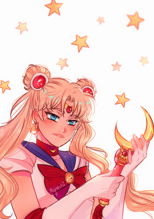 ryneshi:she is the one named sailor moon 