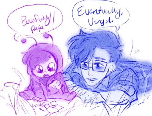 luckythedoll: fangirltothefullest: Have some wholesome single dad!Logan and small-for-his-age toddle