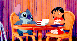 africant:  “Stitch is troubled. He needs dessert!”
