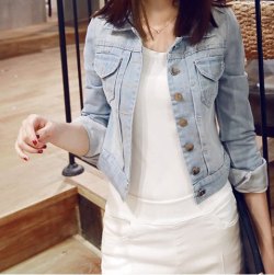 fashionsensexoxo:  Get this denim jacket ! 