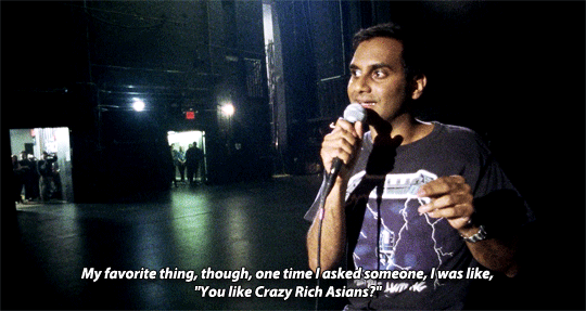 stream:It’s coming from a good place, but some people are acting weird, man.Aziz