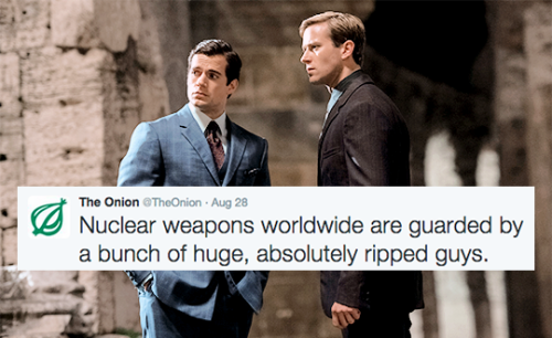 bpdkuryakin: the man from uncle + the onion