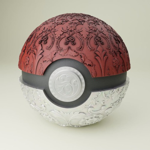 Ornamental Pokeball Made By Porygon3D
