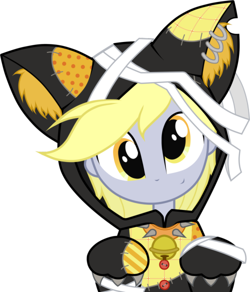 dragonbait-ep:  Kitty Derpy Hooves by ~Oathkeeper21  HNNNG <3