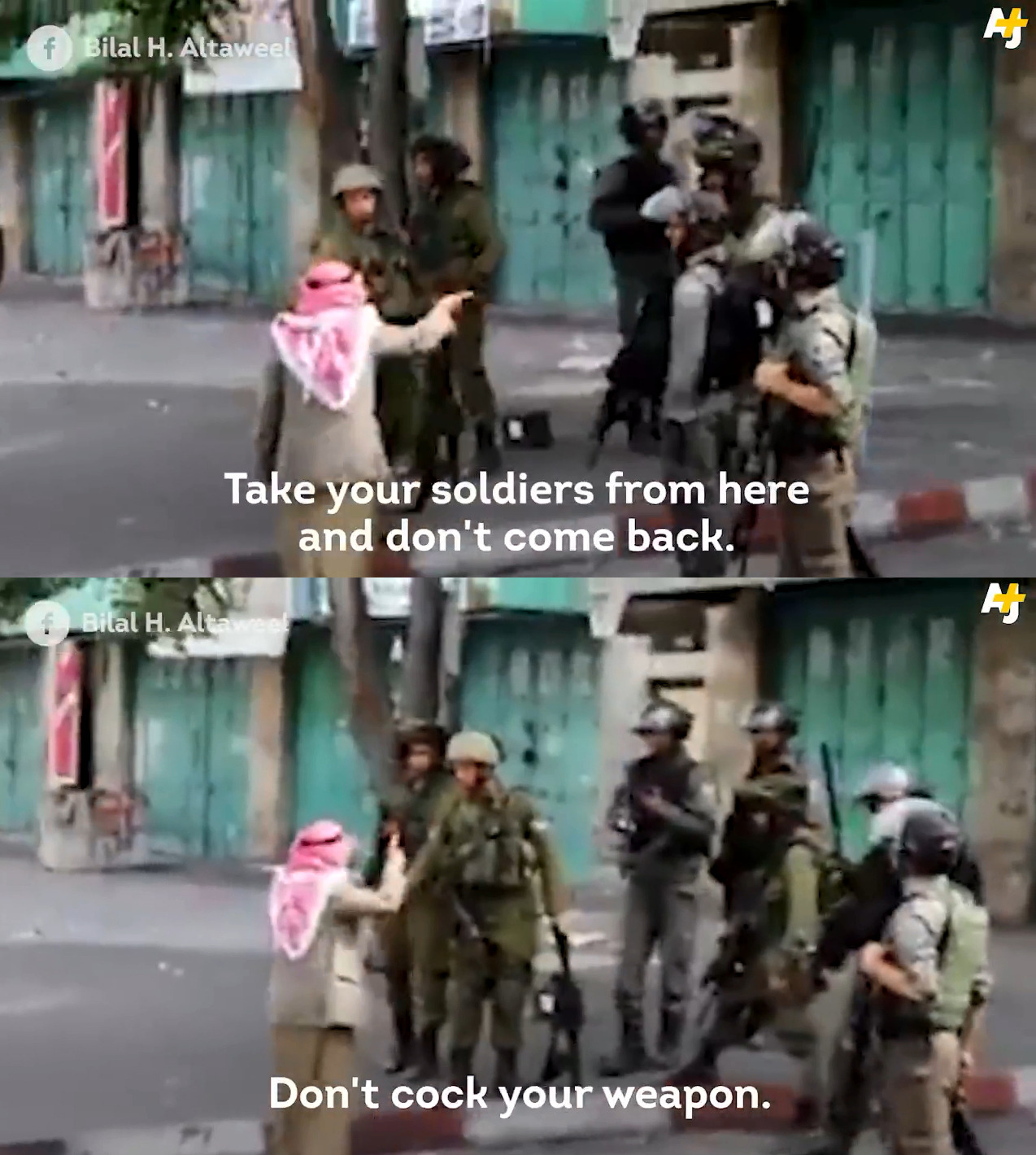 pxlestine:  Israeli news be like, a terrorist old man attacked a group of Israeli