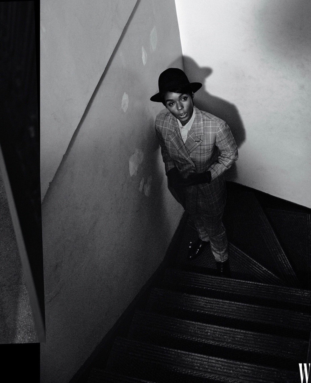 eyeblogaboutnothin:Janelle Monáe “Noir Town” photoshoot for W Magazine directed