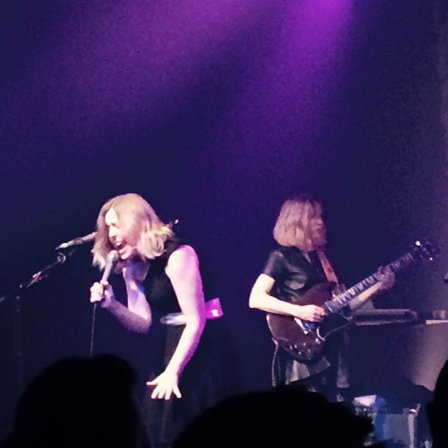 fortheloveofcorintucker:  Sleater-Kinney - Vicar Street, Dublin, 26 Mar 2015.Corin