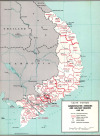 Administrative divisions and Military Regions of South Vietnam, 1967.