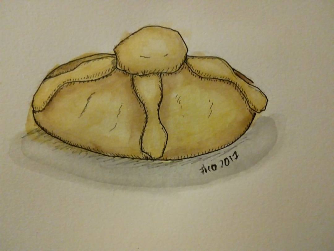 Fico • Pan de muerto #inktober2017 #ink...