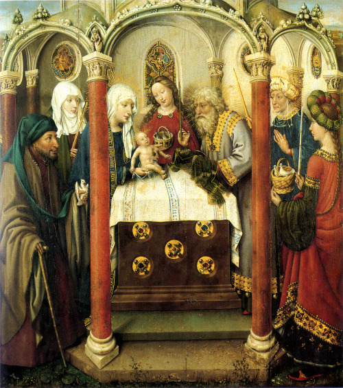 “Presentation in the temple” by Jacques Daret,1434