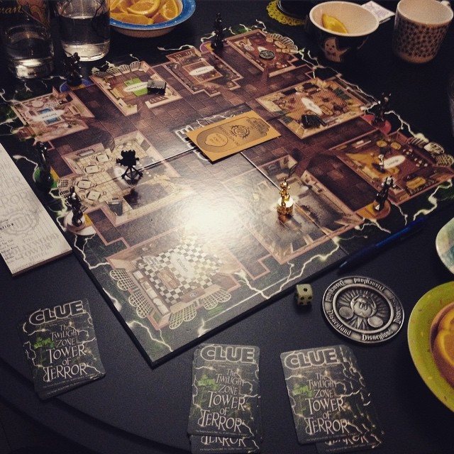✨We had a rousing game of CLUE: Twilight Zone Tower of Terror Edition last night.⚡️