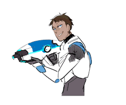linipik:just imagine…the moment Lance learns how to unlock his bayard  :’)slightly older Lance with different guns like, Pistols? Long Sniper rifle? pow pow Lance would ACE bc he is a fantastic sharpshooter.