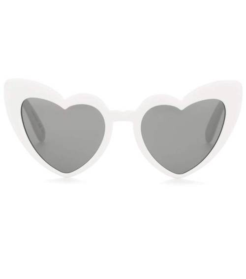 yslgirl:Saint Laurent Heart-shaped sunglasses $313