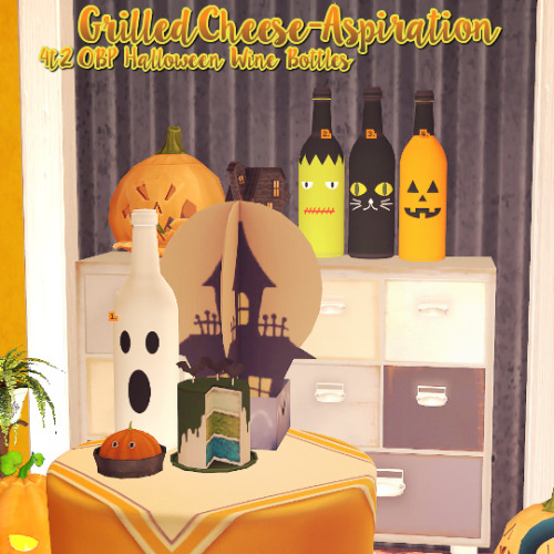 grilledcheese-aspiration:  Halloween Wine Bottles So as soon as I saw these bottles by @onebillionpi