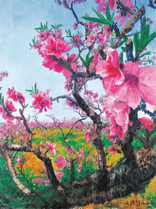 cross-connect:  ZHOU Chunya is a painter best known for his series of Green Dog paintings, born in 1955 in Chongqing, China and graduated from the Sichuan Academy of Fine Art in 1982. After obtaining his masters degree from the Kassel Academy of Fine