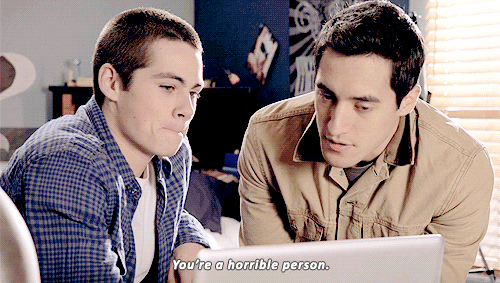 jonnyku:   Derek Hale - Photoshop  (That one time when Stiles hacked Derek’s webcam)