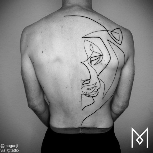 Mo Ganji Tattoo - Berlin Germany Specializing in custom, single line tattoos.One design per customer