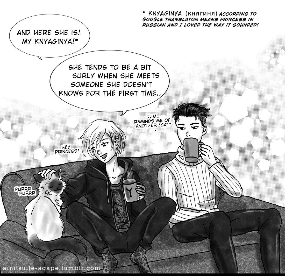 ainitsuite-agape:ainitsuite-agape: Yuri Plisetsky week DAY 4 - Animals/Pets (19.03)