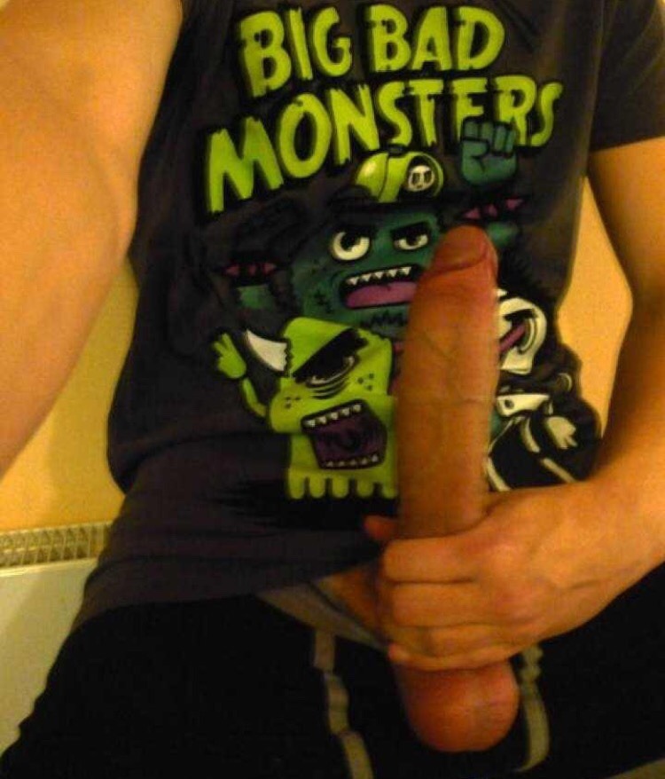 britishguysnaked:  Straight guy shows huge soft cock and then it hard - so big!!