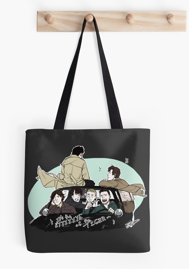 RedBubble added tote bags!! With all-over printing!! So I messed around and made