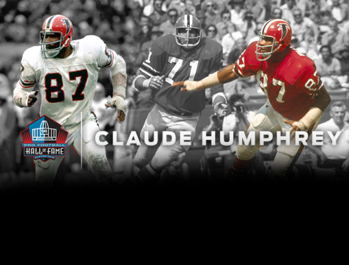 Claude Humphrey.Atlanta Falcons (1968-1974, 1976-1978).Dukes of Hazzard - Repo Men (1979).Hall of Fa