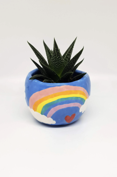 Handmade Ceramic Planters by lumpyunicorn