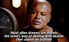 bluejelloh:Stargate SG-1 → ChimeraDaniel Jackson: Okay Sigmund, what are my dreams about?