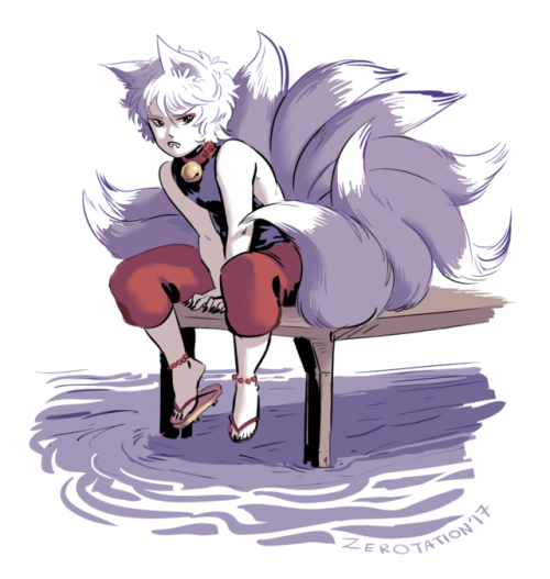 Tiny kitsune Gintoki!