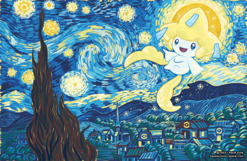 retrogamingblog: Classic Paintings re-imagined with Pokemon by Missy Pena