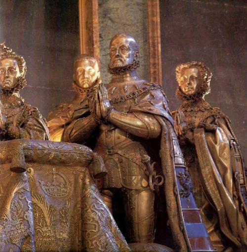 Cenotaph of Philip II, his three wives and Prince Charles by Leone Leoni and Pompeo Leoni, finished 