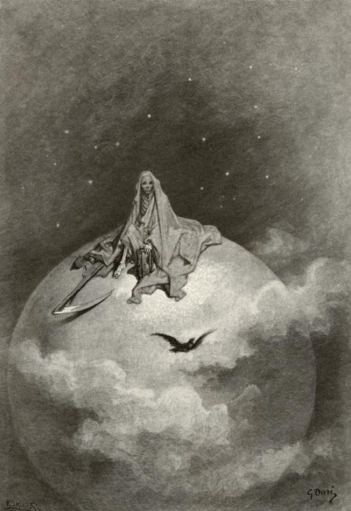 magrittee:  Gustave Dore’s illustration for Edgar Alan Poe’s “The Raven” 