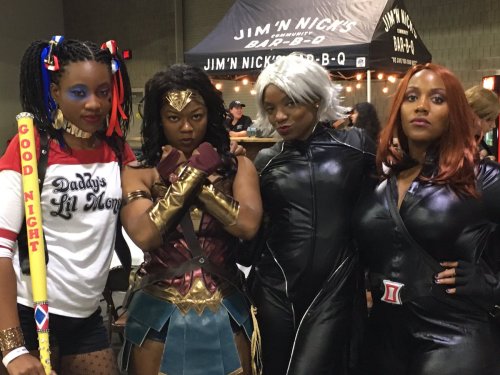 superheroesincolor: “How did we do for our very first cosplay?”   via  MusiqJunkie223   [Follow SuperheroesInColor faceb / instag / twitter / tumblr / pinterest]    