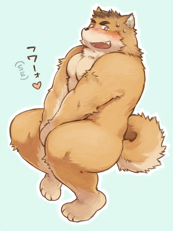 kuronezumiinu:  厚塗り練習ケモ 