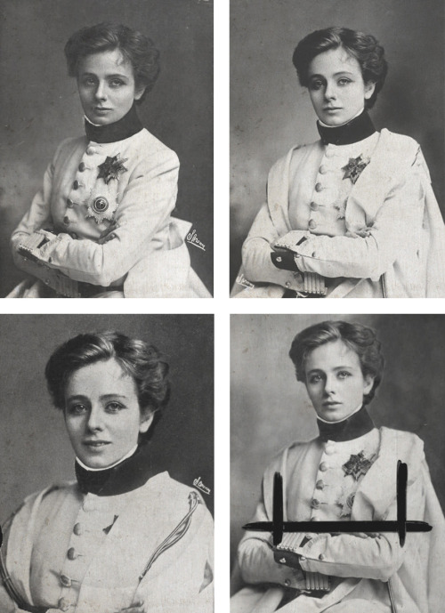 lostsplendor: mizenscen-blog: Maude Adams as Duke of Reichstadt in L’Aiglon, c.1900.  (via NYPL Dig