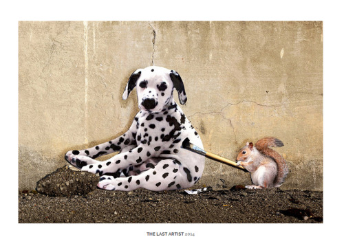 lustik: Street Animal by Raphael Gabriel via Galerie Pouloeuff.