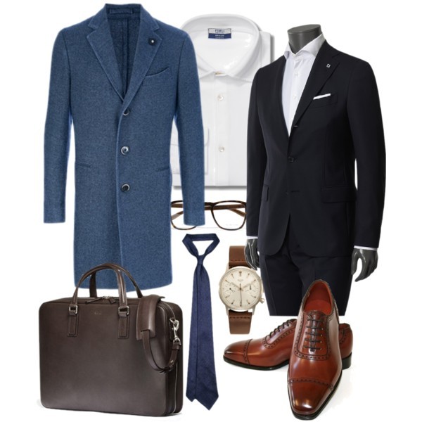 dresslikea:  Monday inspiration - Sharp start for the week Overcoat: Lardini Suit: