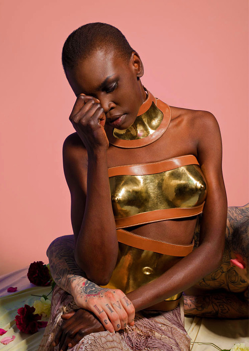 furples:  i-D Magazine Summer 2011Excess All AreasModel: Alek WekPhotographer: Matthew StoneStyling: Matthew Josephs 