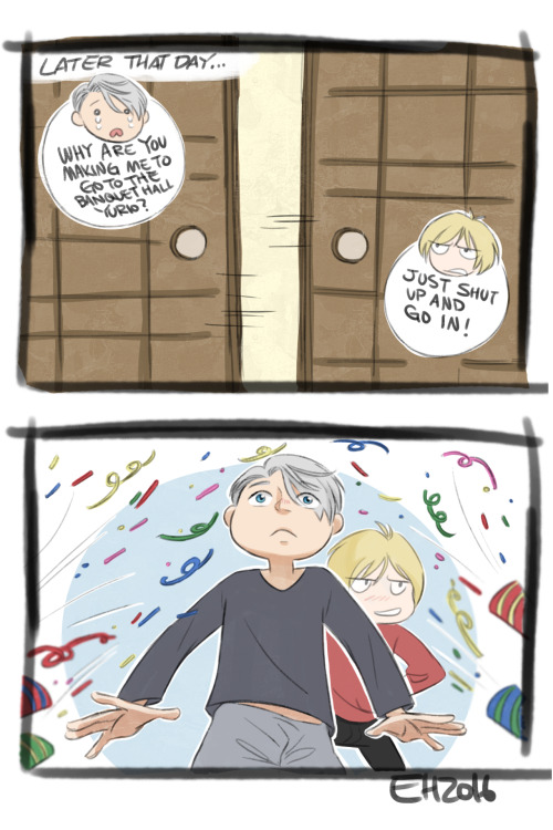 hundredpercentofe:happy early birthday, victor (12/25)!!! yuuri, please take good care of your old b