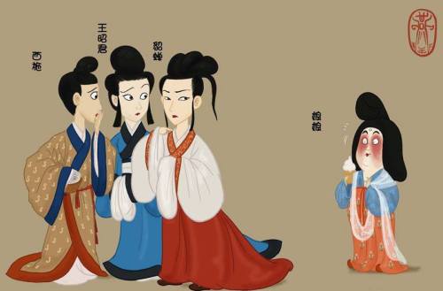 probably-unreliable:It’s believed that Tang dynasty’s men prefers a woman who has some weight on her