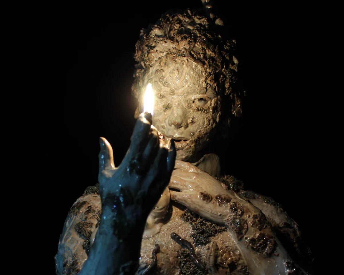 ex0skeletal:Ceramic Sculptures by  Hitomi Murakami  