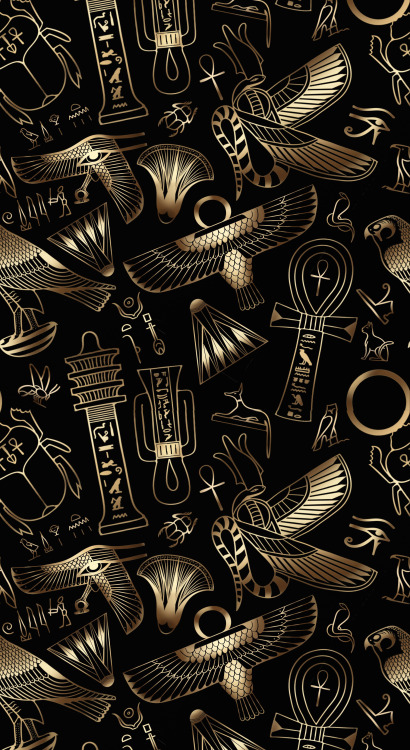 ancient egyptian patternsavailable on merch here: color // gold