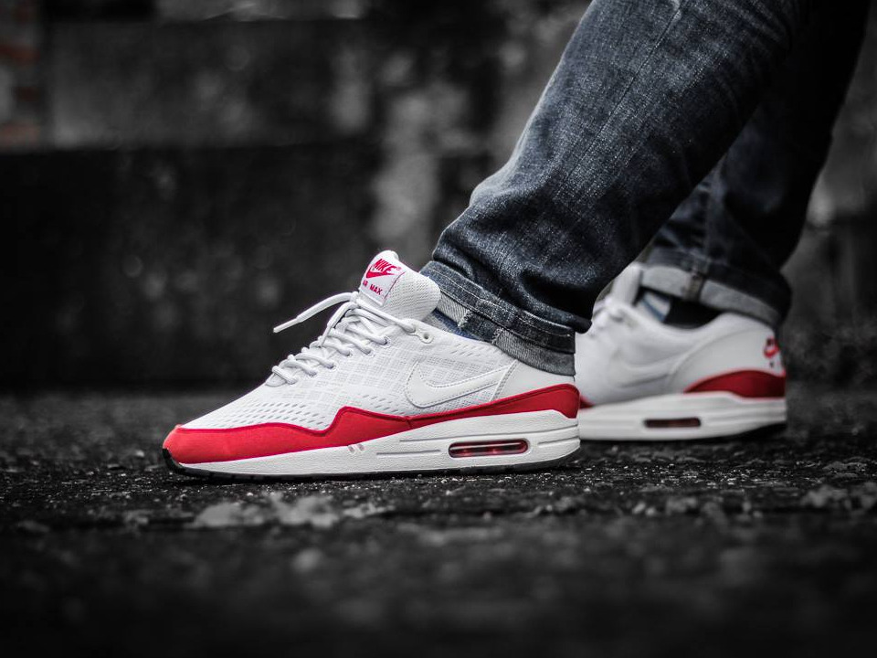 Nike Air Max Engineered Mesh - White/Red - 2013... – – kicks and